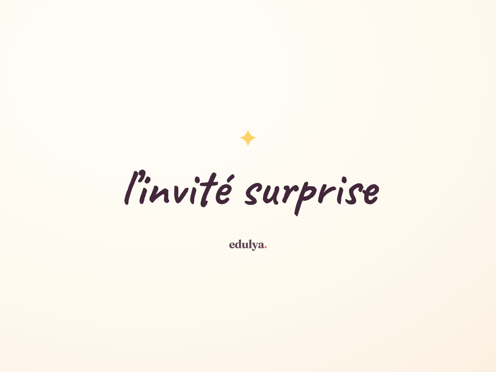 Le body « L'invité surprise »